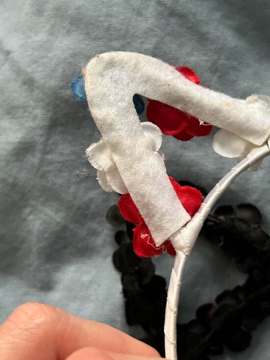 Set of 2 Floral Kitty Ear Headbands - Picture 4 of 5